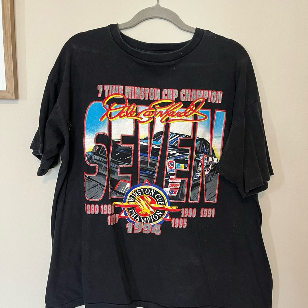 Black Racing Graphic T-Shirt